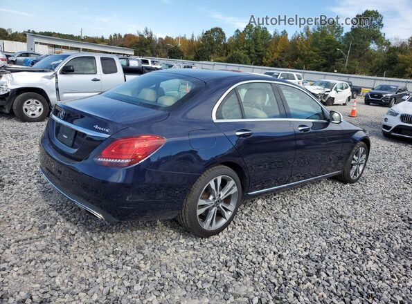 WDDWF8EBXLR556064 2020 MERCEDES-BENZ C Синий Задняя правая четверть