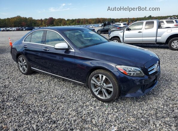 WDDWF8EBXLR556064 2020 MERCEDES-BENZ C Синий Передняя правая четверть