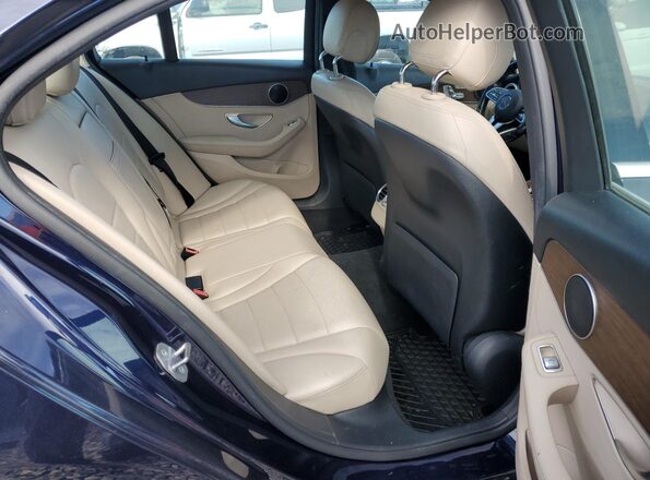 WDDWF8EBXLR556064 2020 MERCEDES-BENZ C Синий Вид задних сидений