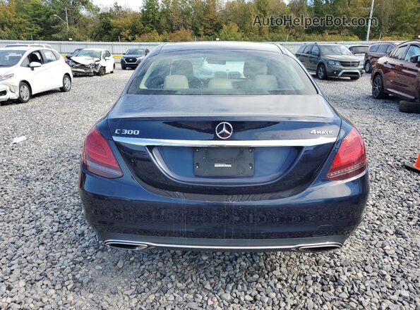 WDDWF8EBXLR556064 2020 MERCEDES-BENZ C Синий Вид сзади