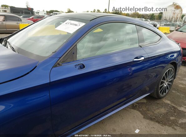 WDDWJ4KB9HF357060 2017 MERCEDES-BENZ C-CLASS Dark Blue 