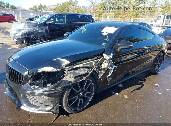 WDDWJ6EB0JF658961 2018 MERCEDES-BENZ AMG C 43 Black Front view
