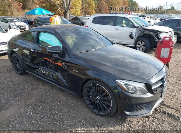 WDDWJ6EBXJF688291 2018 MERCEDES-BENZ AMG C 43 Black Front view