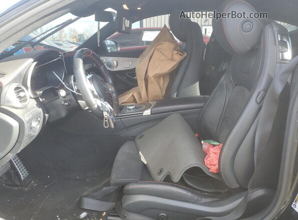 WDDWJ6EBXLF939913 2020 MERCEDES-BENZ C Black Front interior view