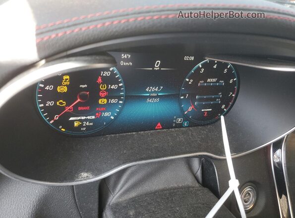 WDDWJ6EBXLF939913 2020 MERCEDES-BENZ C Black Instrument cluster view