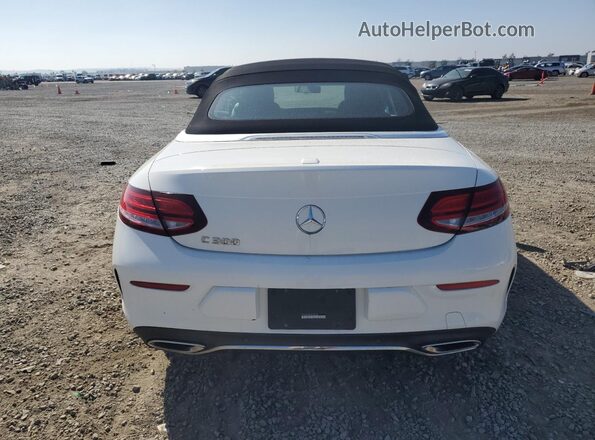 WDDWK8DB2KF794665 2019 MERCEDES-BENZ C White Вид ззаду