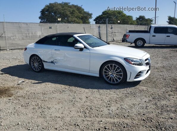WDDWK8DB2KF794665 2019 MERCEDES-BENZ C White Передня права чверть