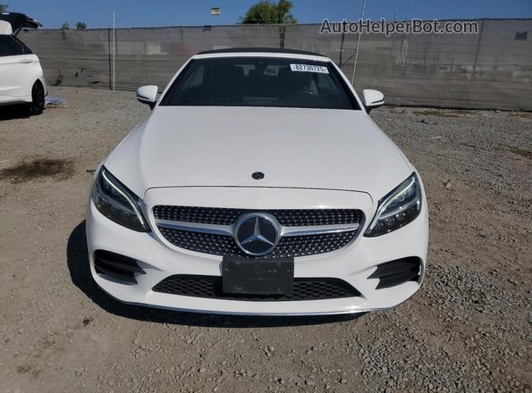 WDDWK8DB2KF794665 2019 MERCEDES-BENZ C White Вид спереду