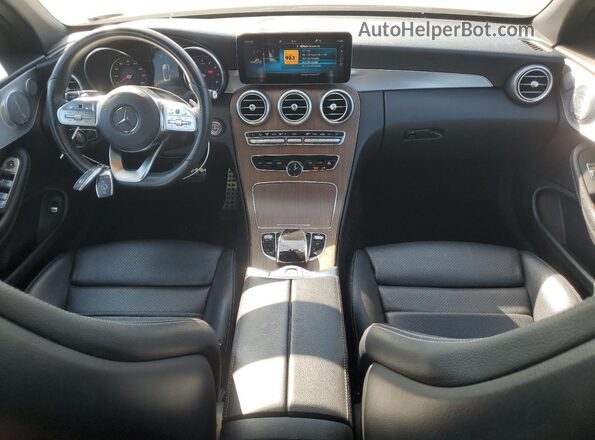 WDDWK8DB2KF794665 2019 MERCEDES-BENZ C White Вид панелі приладів