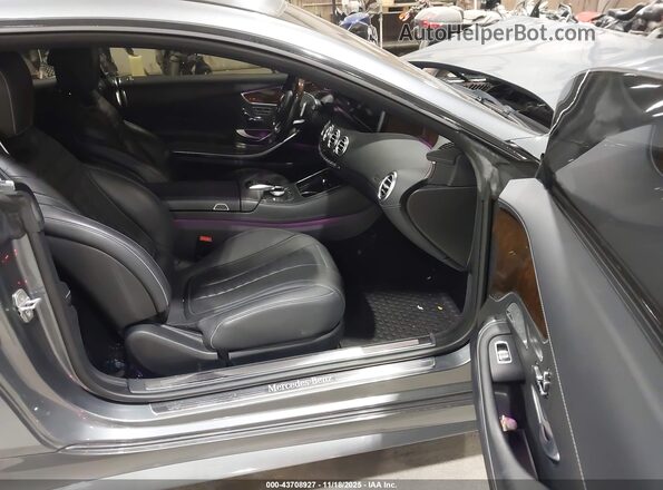 WDDXJ8FB2GA017587 2016 MERCEDES-BENZ S-CLASS Gray Front interior view
