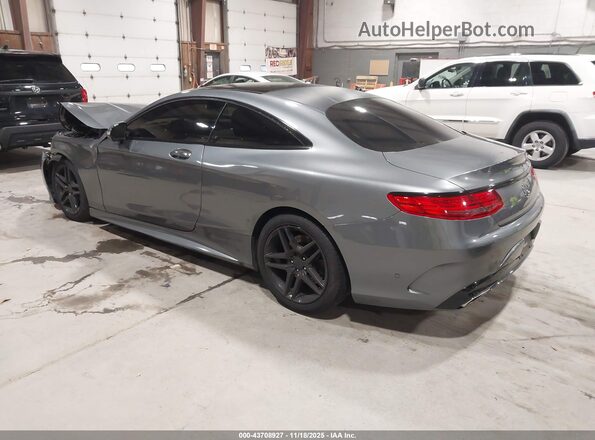 WDDXJ8FB2GA017587 2016 MERCEDES-BENZ S-CLASS Gray Rear left
