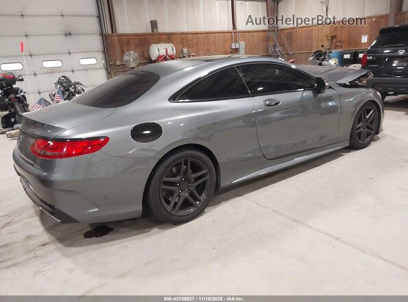 WDDXJ8FB2GA017587 2016 MERCEDES-BENZ S-CLASS Gray Rear right
