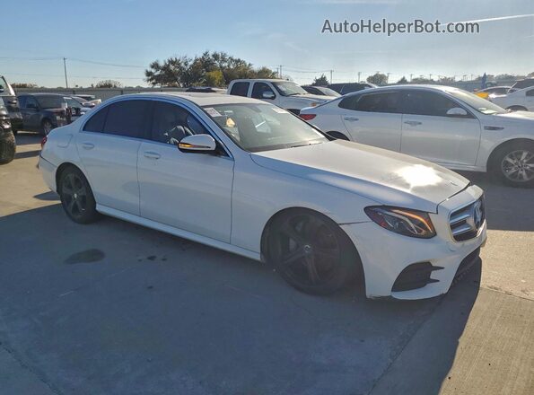WDDZF4JB7HA125165 2017 MERCEDES-BENZ E White Przód prawy