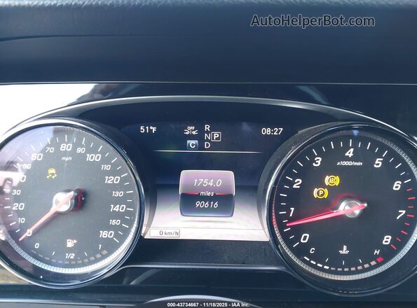 WDDZF4JBXKA580776 2019 MERCEDES-BENZ E-CLASS White Вид задніх сидінь