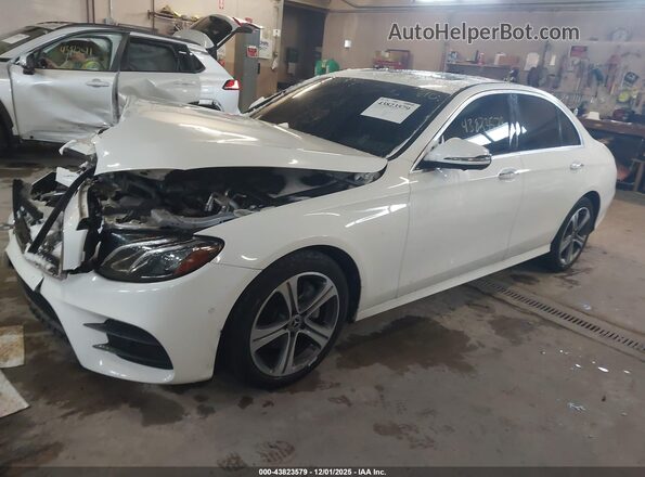 WDDZF4KB0KA669691 2019 MERCEDES-BENZ E-CLASS White Передня ліва чверть