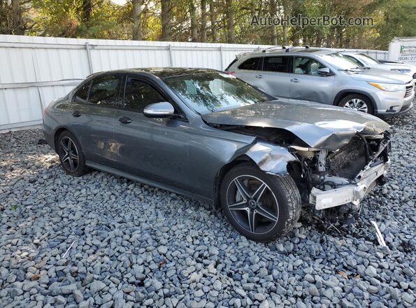 WDDZF4KB1JA380625 2018 MERCEDES-BENZ E Серый Передняя правая четверть