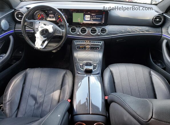 WDDZF4KB1JA380625 2018 MERCEDES-BENZ E Серый Вид панели приборов