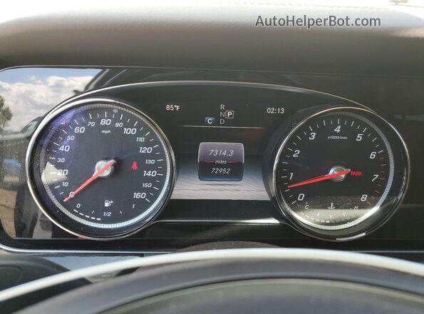 WDDZF4KB3HA073659 2017 MERCEDES-BENZ E White Սարքավորումների վահանակի տեսք