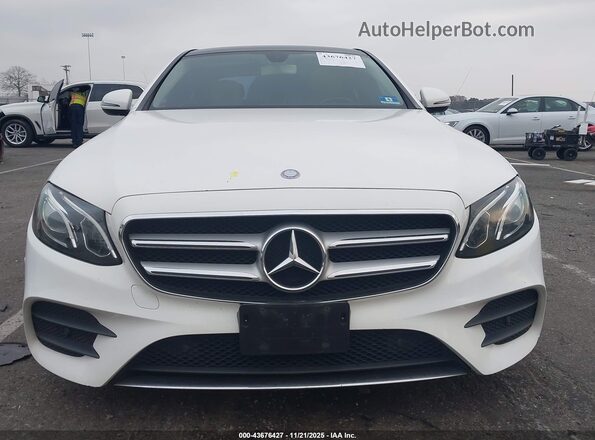 WDDZF4KB4HA124571 2017 MERCEDES-BENZ E-CLASS White Instrument cluster view
