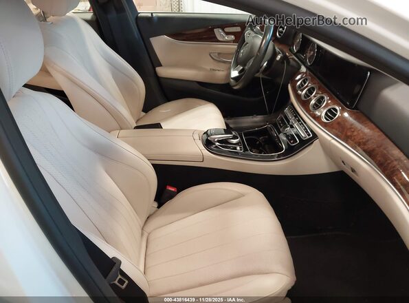 WDDZF4KB6JA390003 2018 MERCEDES-BENZ E-CLASS White Vista interior delantera