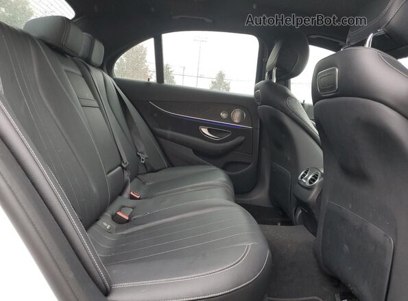 WDDZF6JB0KA490807 2019 MERCEDES-BENZ E White Вид задніх сидінь