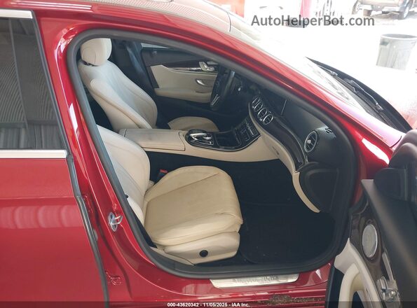 WDDZF8DB6LA715045 2020 MERCEDES-BENZ E-CLASS Red Vista interior delantera