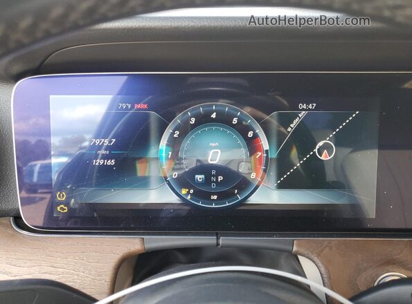 WDDZF8EB1LA748727 2020 MERCEDES-BENZ E Black Սարքավորումների վահանակի տեսք