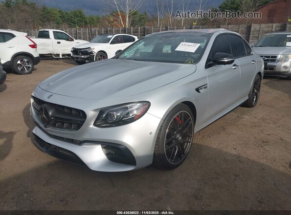 WDDZF8KB2KA503616 2019 MERCEDES-BENZ AMG E 63 Серебряный Передняя левая четверть