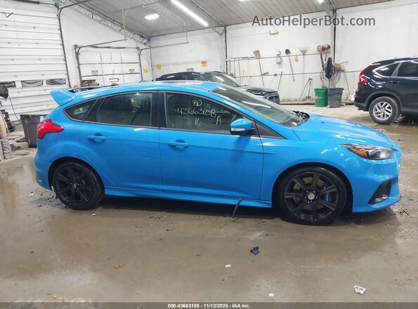 WF0DP3TH4G4112736 2016 FORD FOCUS RS Синий Вид задней части салона