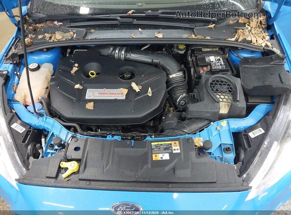 WF0DP3TH4G4112736 2016 FORD FOCUS RS Синий Вид сзади
