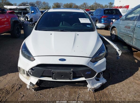 WF0DP3TH6H4119513 2017 FORD FOCUS RS White Вид щитка приладів