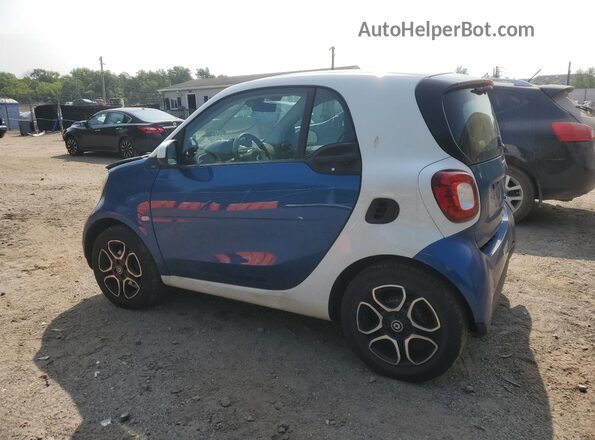 WMEFJ5DA4HK172525 2017 SMART FORTWO Blue Задня ліва чверть