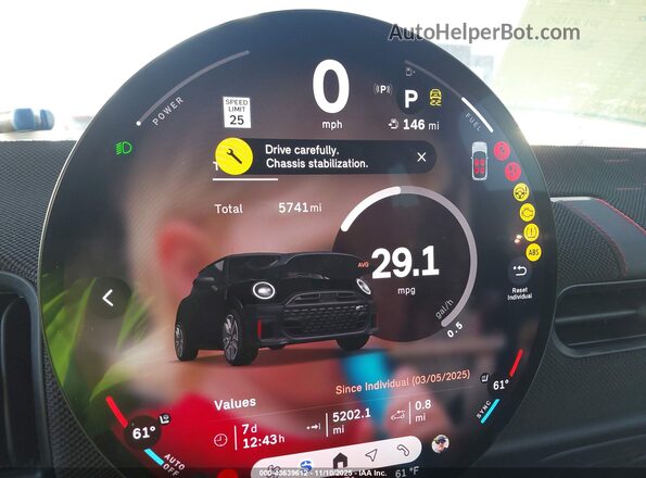 WMW33GD01S2W88778 2025 MINI HARDTOP Черный Вид задних сидений