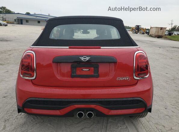 WMW43DL01P3P61685 2023 MINI COOPER Red უკანა ხედი