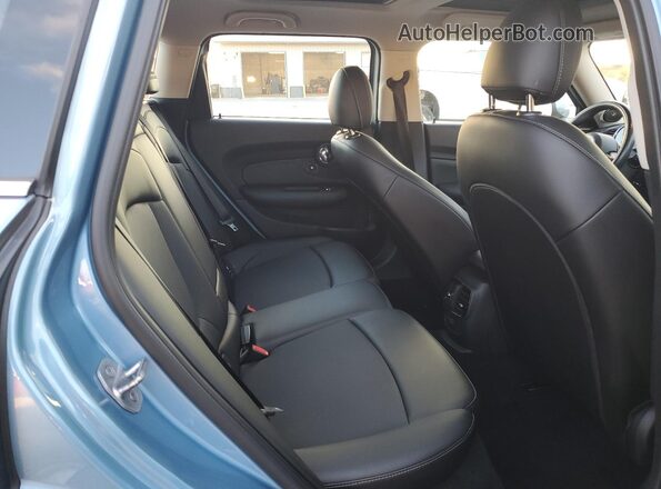 WMWLU1C39H2F28617 2017 MINI COOPER Blue უკანა სავარძლების ხედი