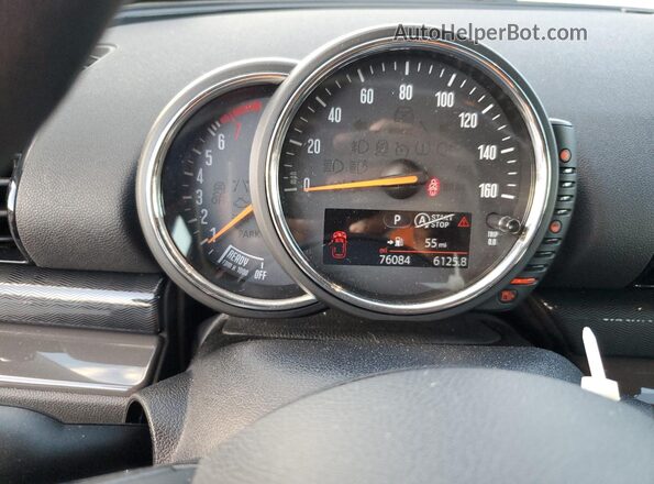 WMWLU1C39H2F28617 2017 MINI COOPER Blue ხელსაწყოთა პანელის ხედი