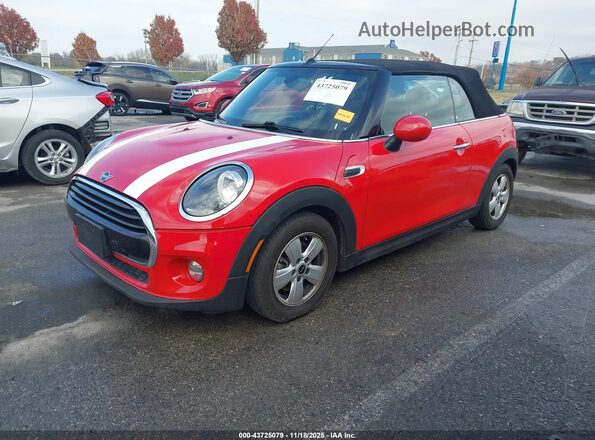 WMWWG5C58K3H08511 2019 MINI CONVERTIBLE Red წინა მარცხენა ხედი სამი მეოთხედიდან