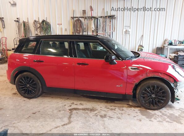 WMWXJ1C07N2R41841 2022 MINI CLUBMAN Red უკანა სალონის ხედი