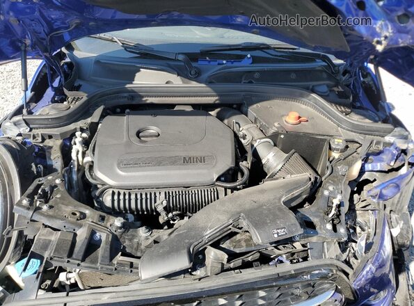 WMWXR5C03M2N54007 2021 MINI COOPER Blue უკანა სალონის ხედი