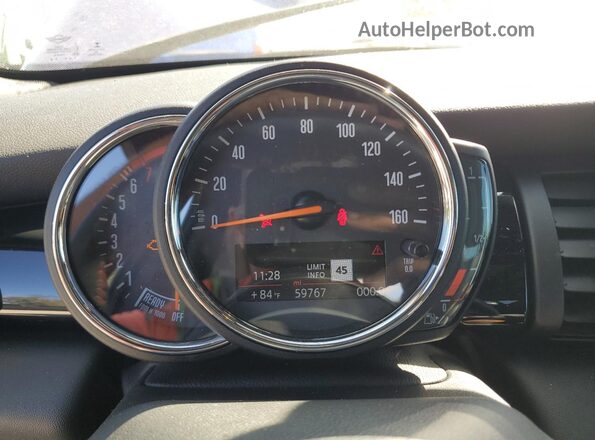 WMWXR5C03M2N54007 2021 MINI COOPER Blue ხელსაწყოთა პანელის ხედი