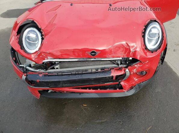 WMWXU7C02M2P14985 2021 MINI COOPER Красный Вид задней части салона
