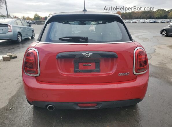 WMWXU7C02M2P14985 2021 MINI COOPER Красный Вид сзади