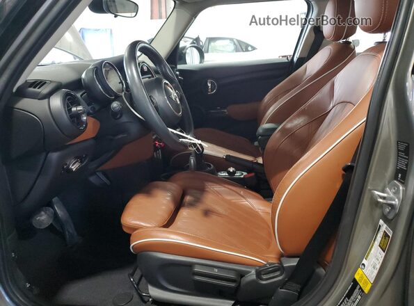 WMWXU7C03L2L54561 2020 MINI COOPER Gray Widok wnętrza z przodu