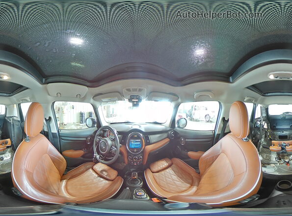 WMWXU7C03L2L54561 2020 MINI COOPER Gray Widok wnętrza 360 stopni