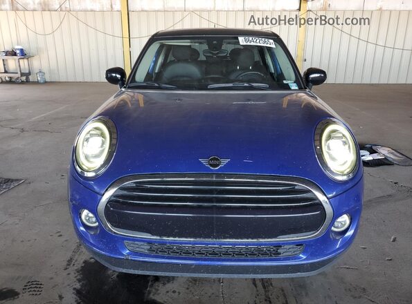 WMWXU7C05M2P34874 2021 MINI COOPER Синий Вид спереди