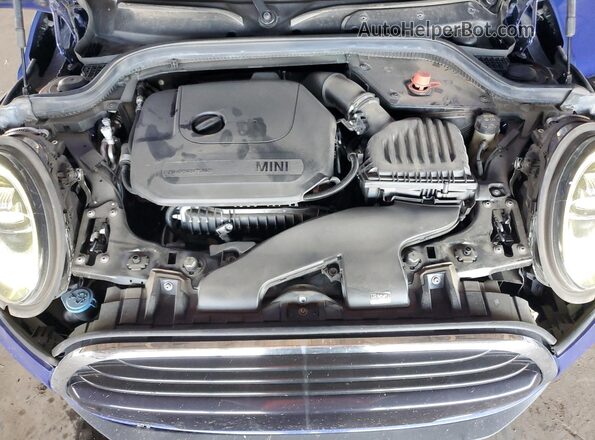 WMWXU7C05M2P34874 2021 MINI COOPER Синий Вид задней части салона