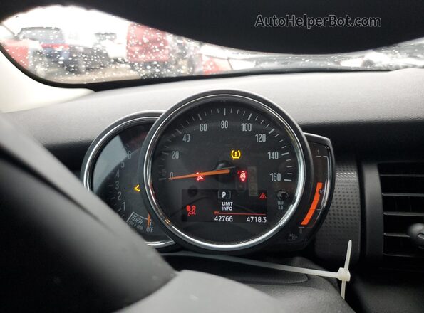 WMWXU7C09L2L89122 2020 MINI COOPER Silver Instrument cluster view