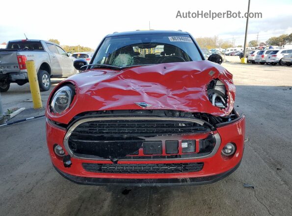 WMWXU7C09L2M61971 2020 MINI COOPER Red Widok z przodu