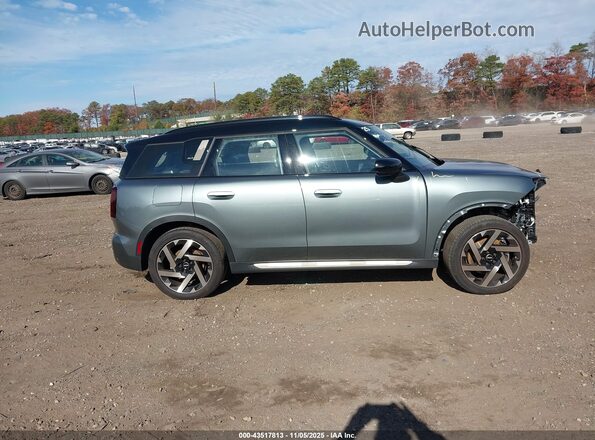 WMZ23GA08S7R25918 2025 MINI COUNTRYMAN Light Blue Вид задней части салона