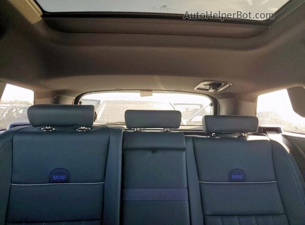 WMZ23GA09S7P50305 2025 MINI COUNTRYMAN Blue უკანა სავარძლების ხედი